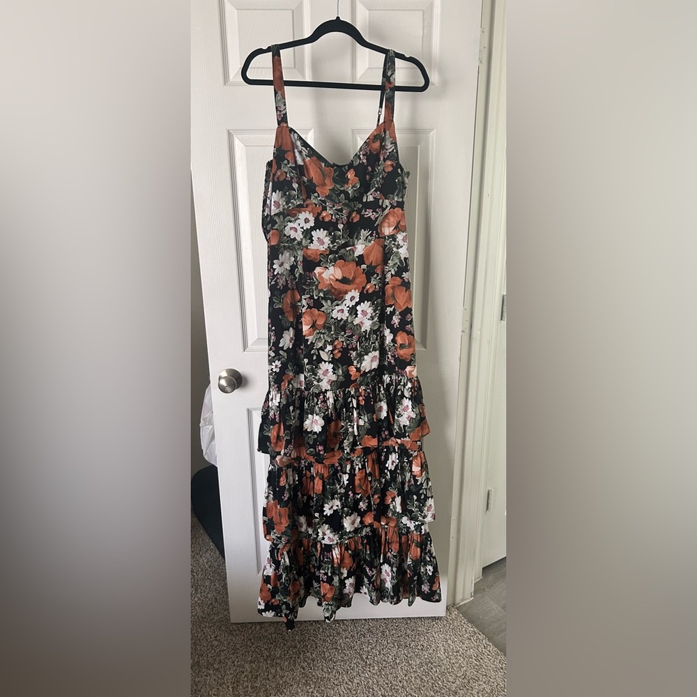 Abercrombie tiered maxi dress
